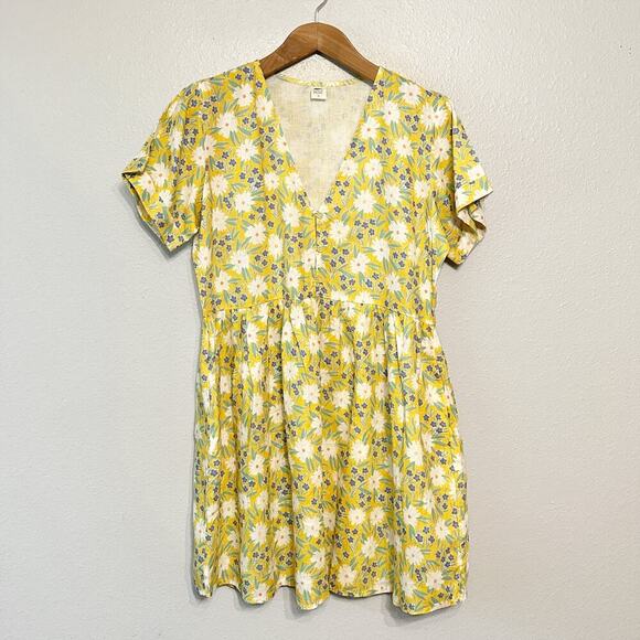 Rove Sunchaser Dress Marguerite Floral French Linen Mini Dress Women’s Size XL - Picture 2 of 14